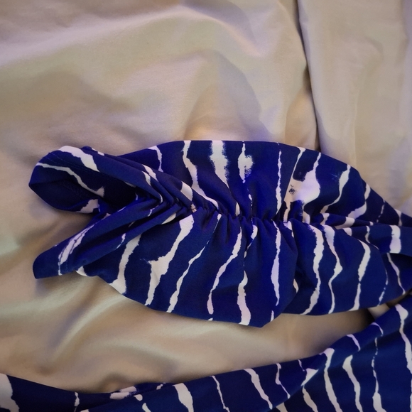 Grace Elements Blue and White Striped Women's Tunic - Picture 4 of 6